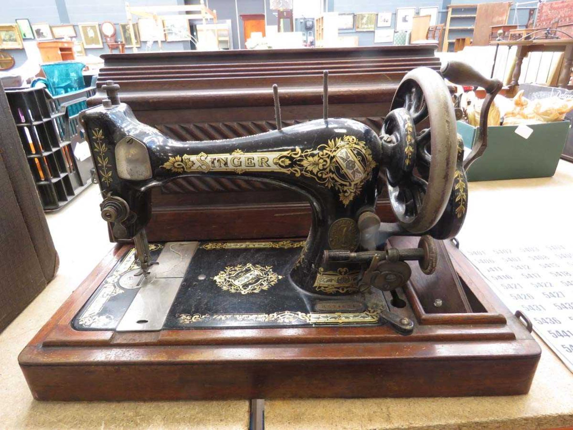 2 cased sewing machines