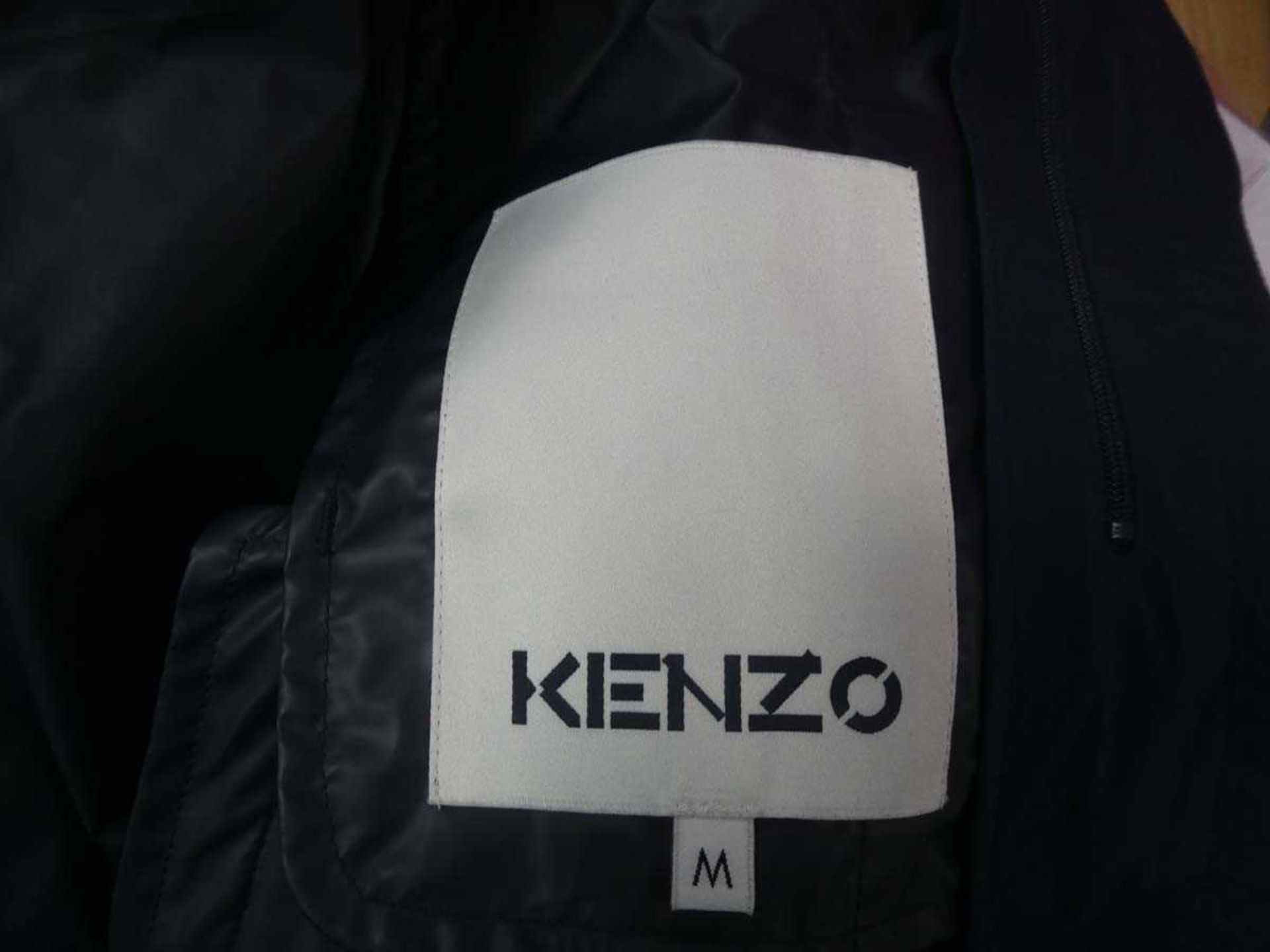 +VAT Kenzo K-Tiger windbreaker jacket in blue black size medium (hanging) - Image 4 of 4