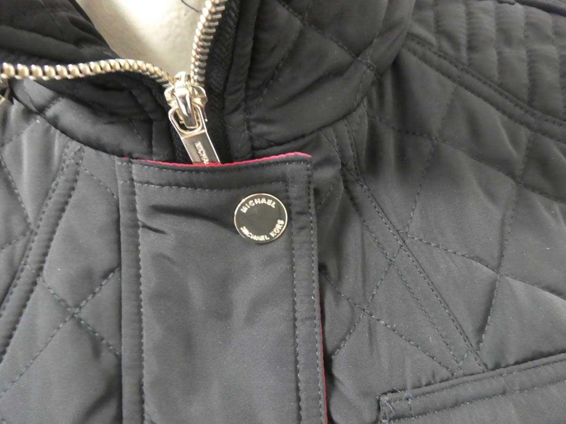 +VAT Michael Kors black lightweight quilted jacket, size medium (hanging) - Image 2 of 3