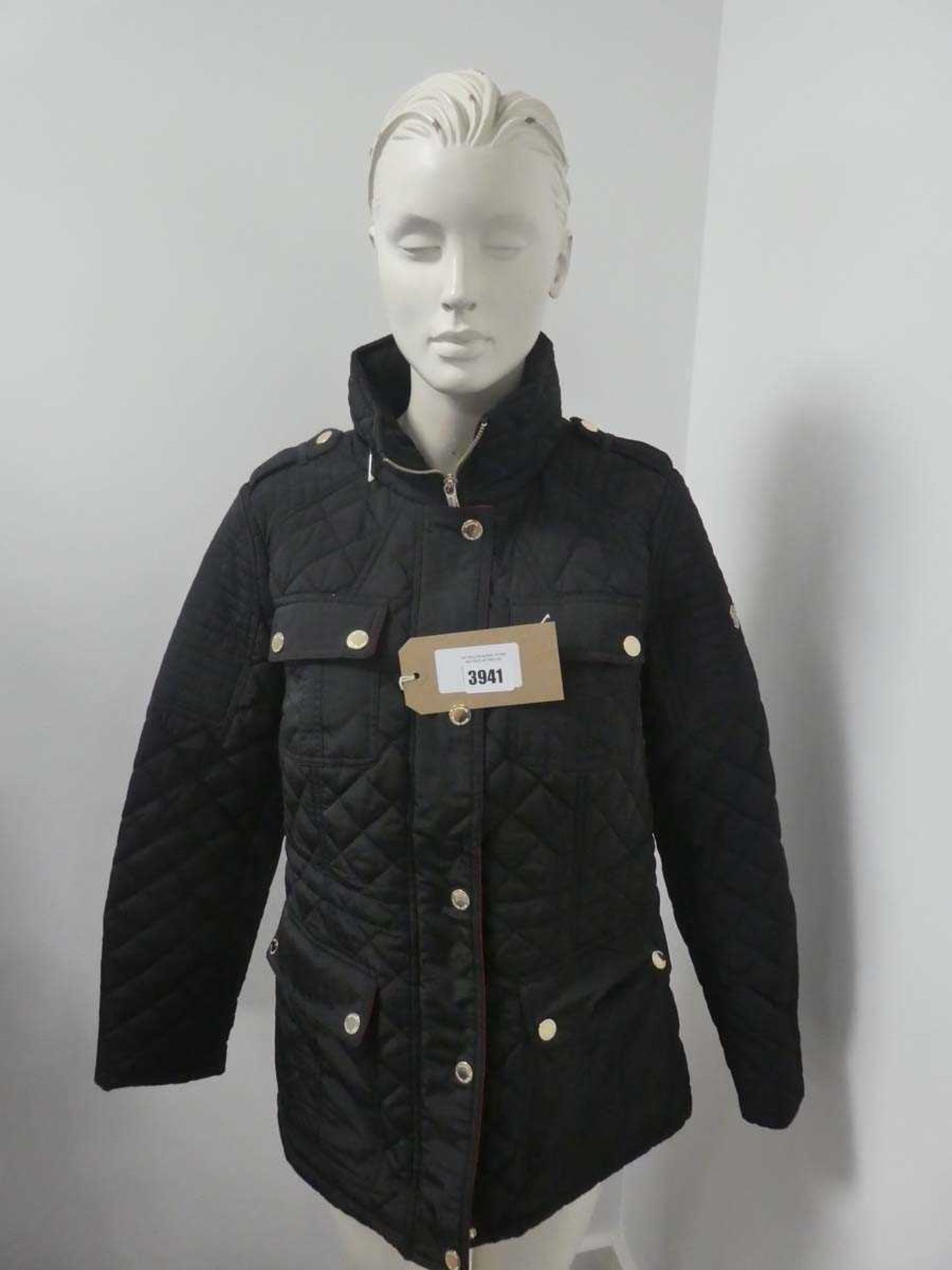 +VAT Michael Kors black lightweight quilted jacket, size medium (hanging)