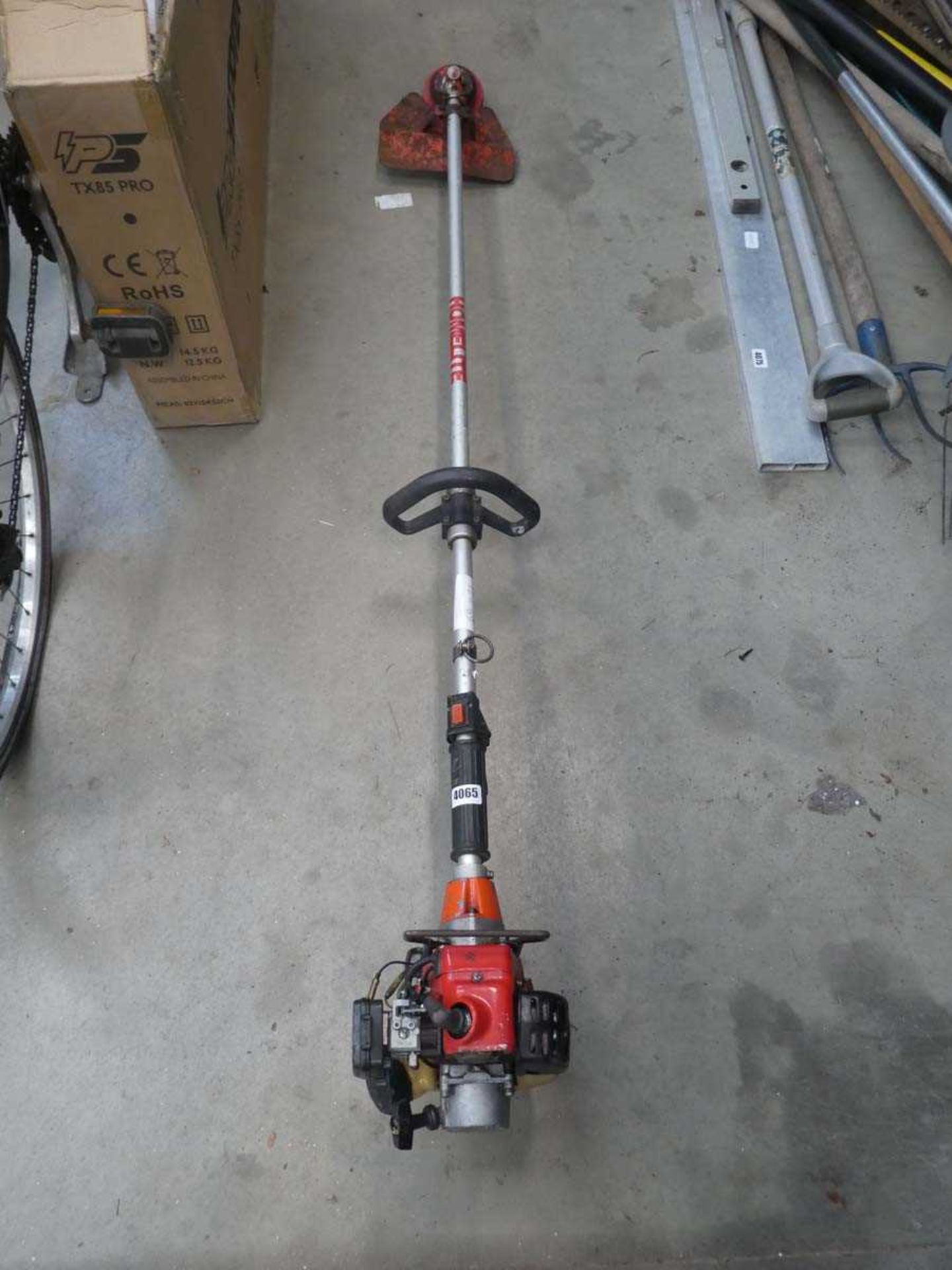 Kawasaki petrol powered strimmer