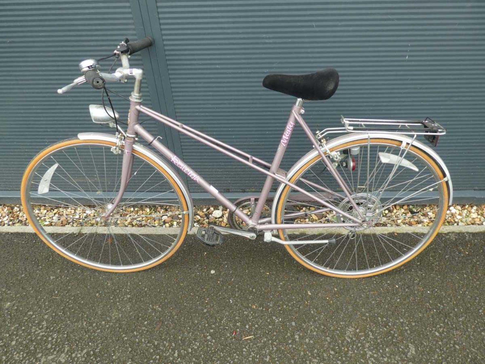 Pink Raleigh Misty ladies bike