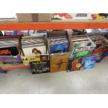 5 x boxes containing vinyl records