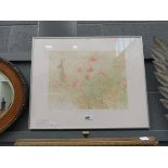 Nicholas Ferral limited edition print - hare in meadow