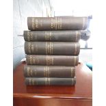 6 volumes of Swinburne poems