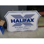 Halifax Building Society double-sided advertising sign