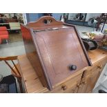 Mahogany coal scuttle