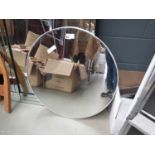 +VAT (10) Circular bevelled mirror