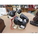 Pair of cast iron dog door stops