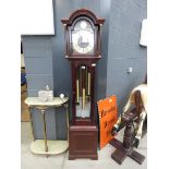 Modern weight driven long case clock