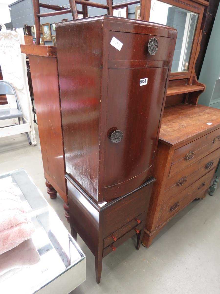 1950's pot cupboard plus a sewing box