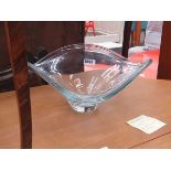 Moulded glass fruit bowl