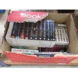 Box containing a quantity of paperback novels