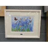 Limited edition print - flowers and butterflies