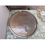 Circular Egyptian copper tray