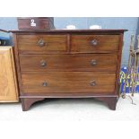 Edwardian chest of two over two drawers