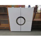 Four door contemporary drinks cabinet