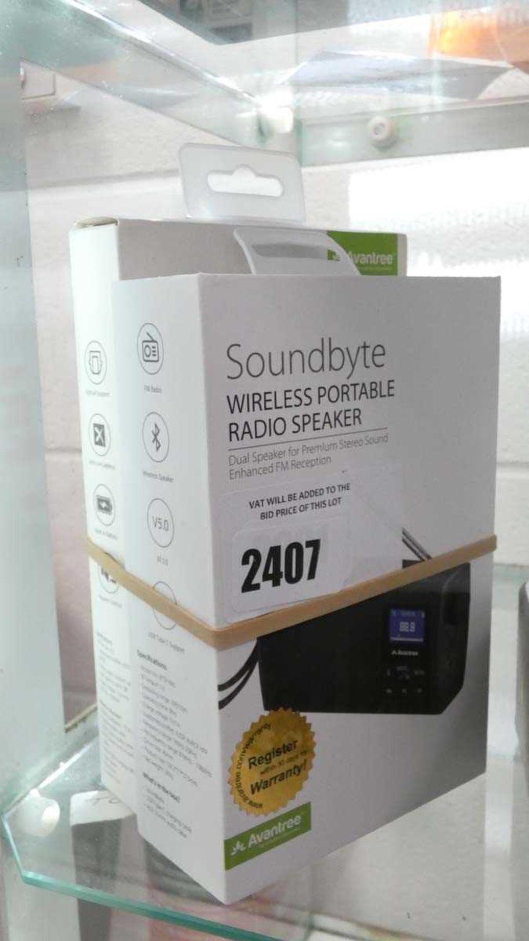 +VAT Avantree portable radio and wireless audio adapter