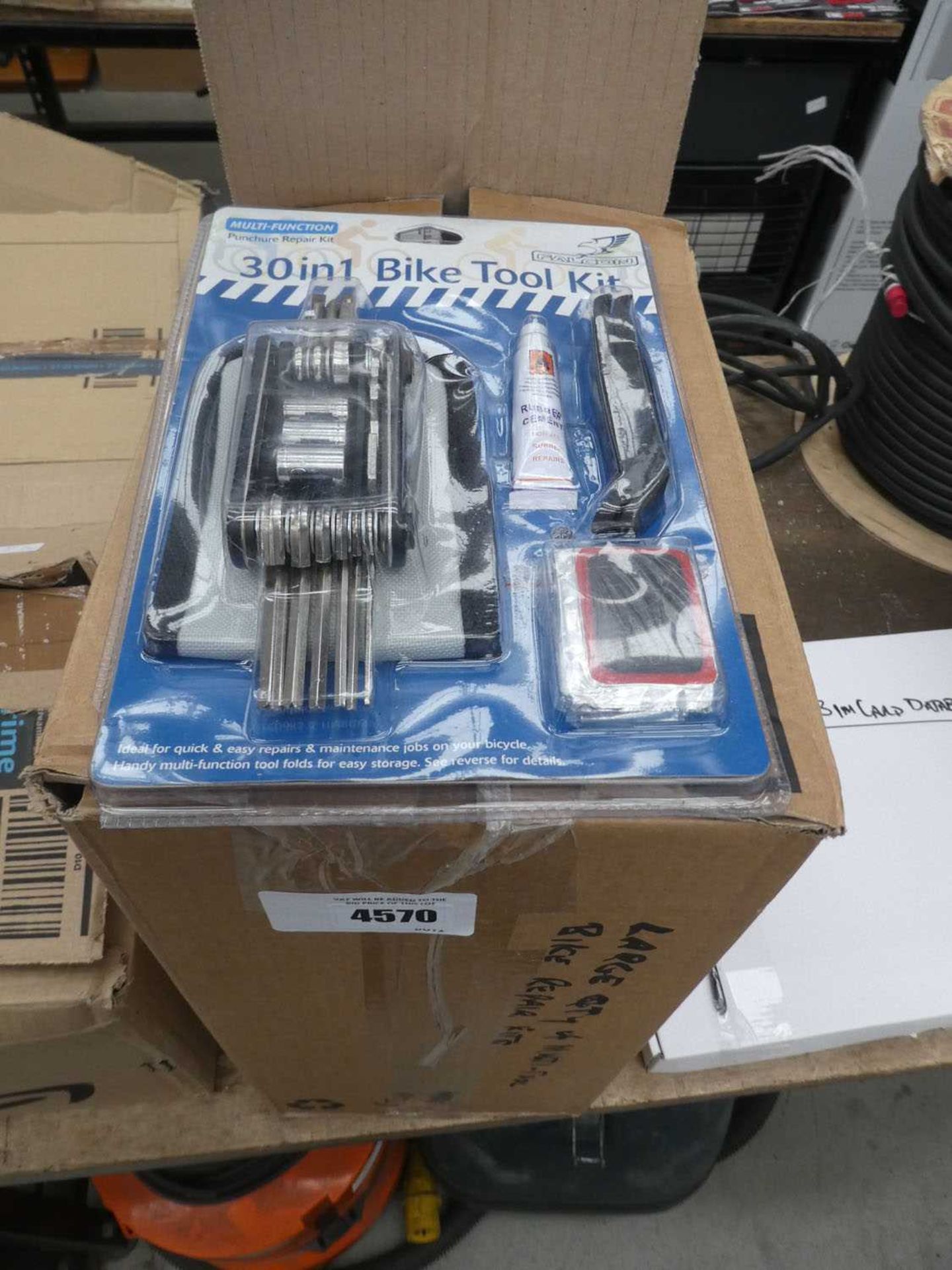 +VAT Large box of multi tool bike repair kits