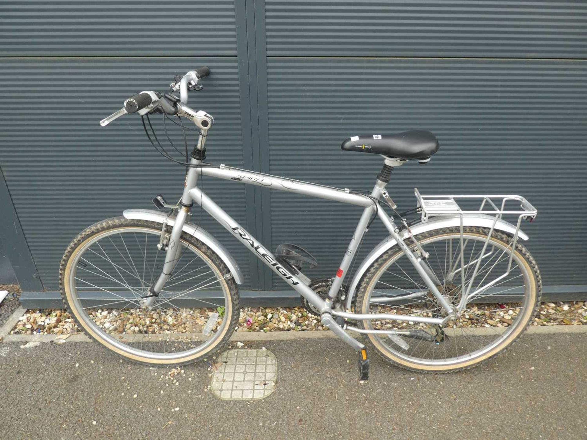 Silver Raleigh Spirit gents bike