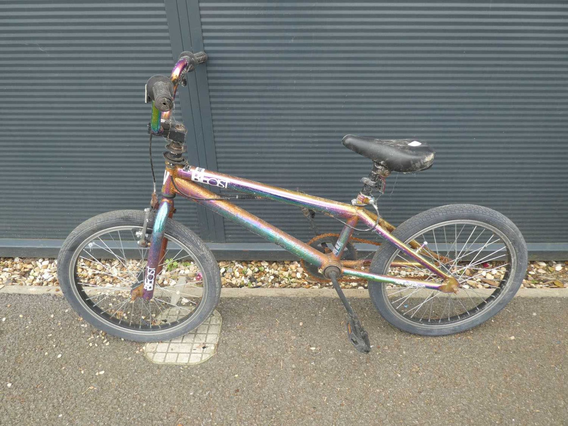 Multi coloured BMX