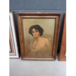 Framed portrait of a lady