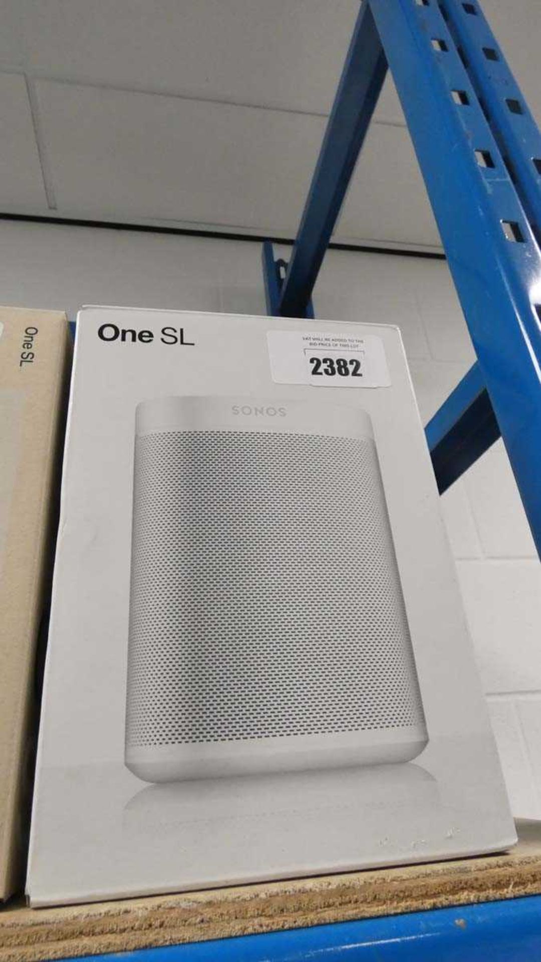 +VAT Sonos One SL speaker in white - boxed