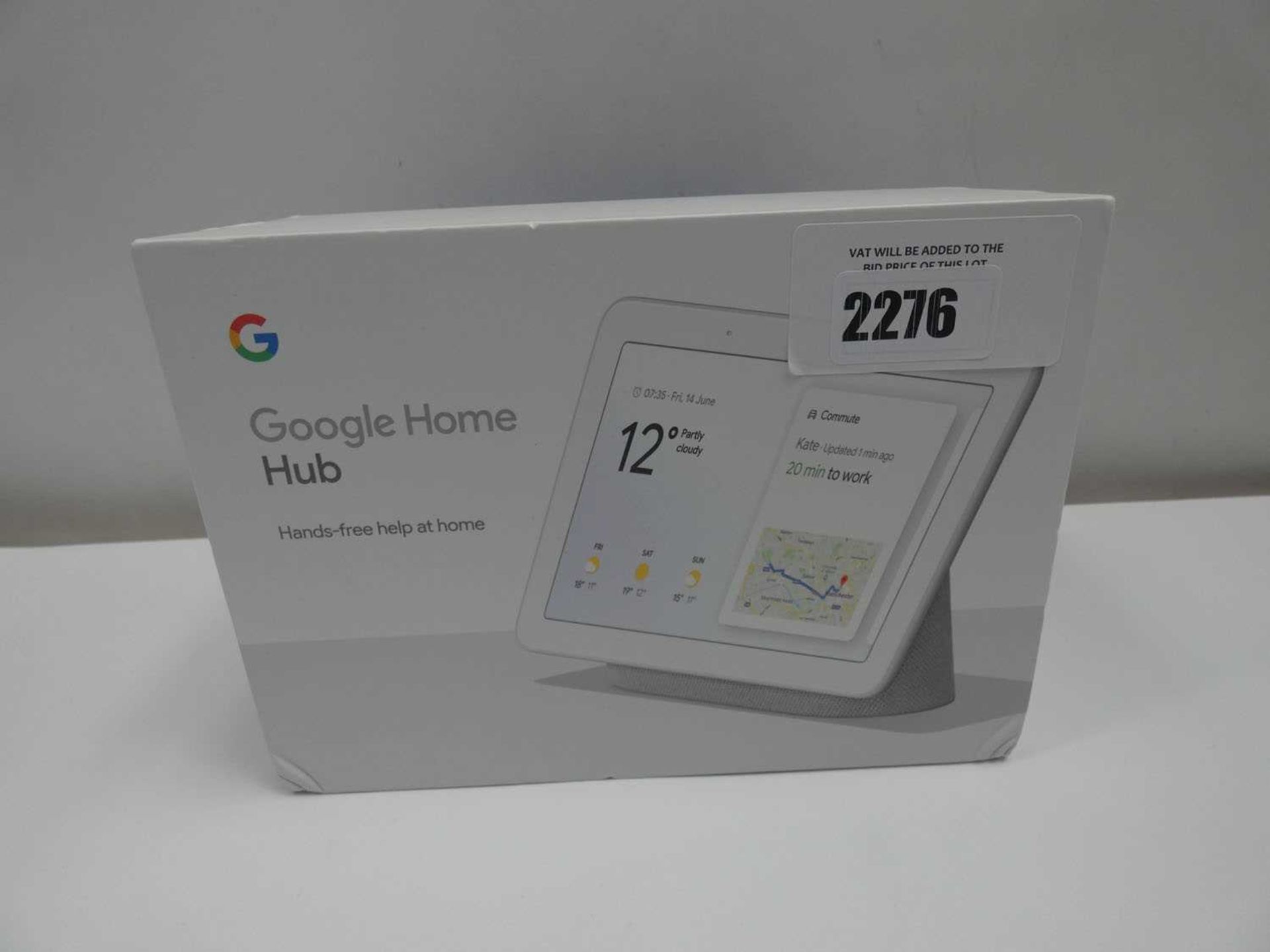 +VAT Google Home Hub