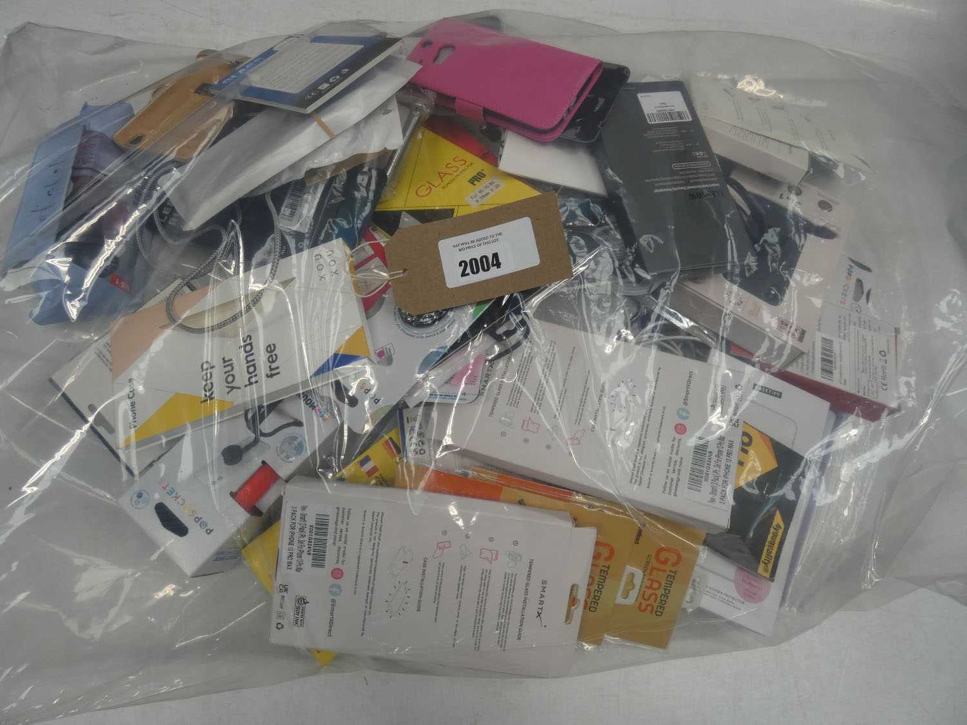 +VAT Bag of phone accessories