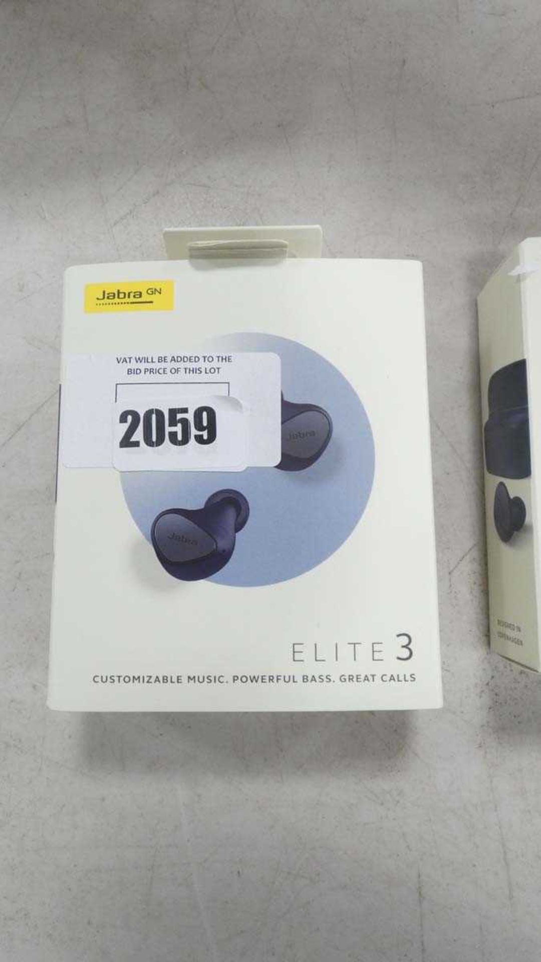 +VAT Jabbra Elite 3 wireless earbuds with box