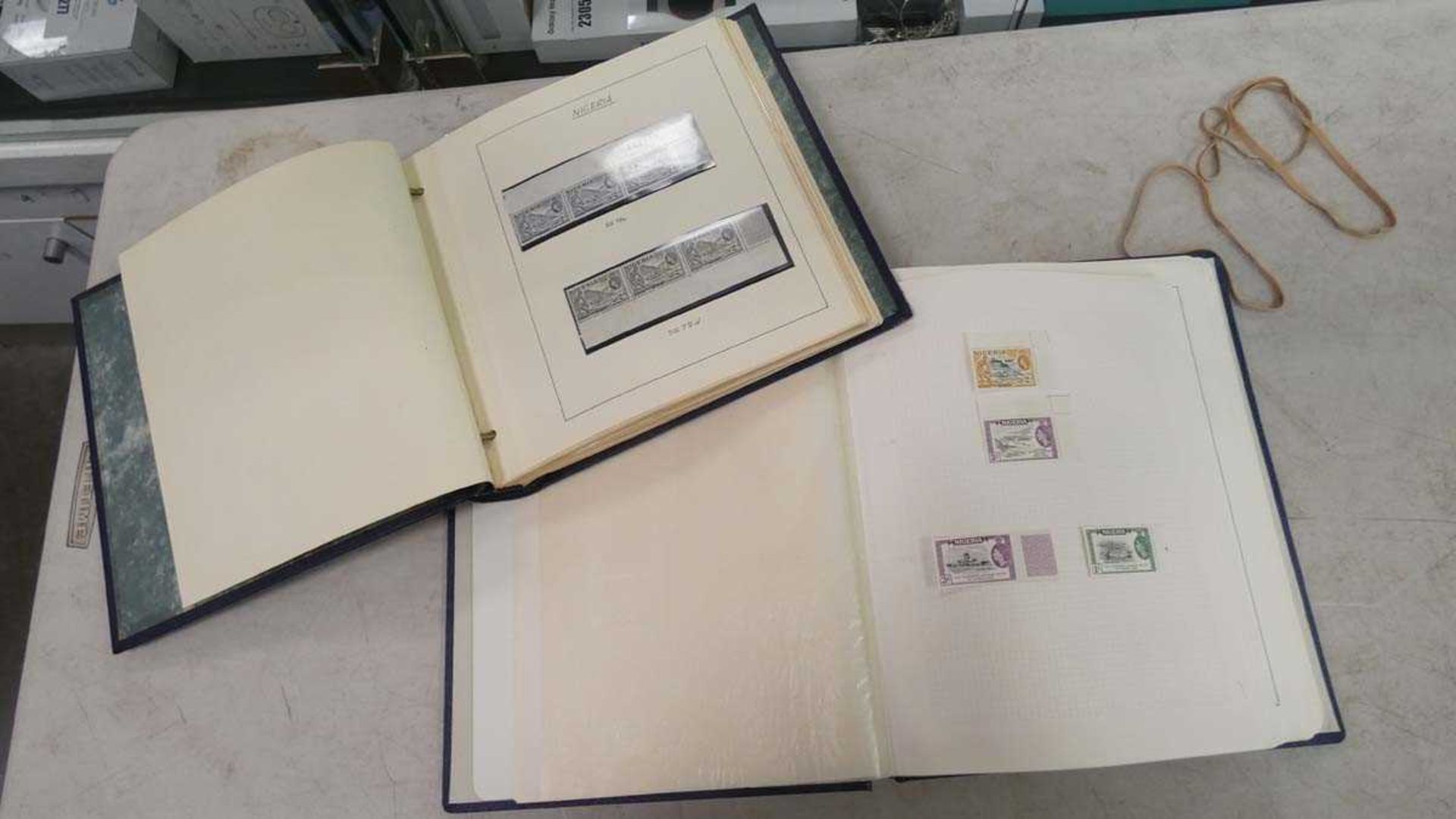 2 binders containing quantity of Nigerian stamps - Image 2 of 2