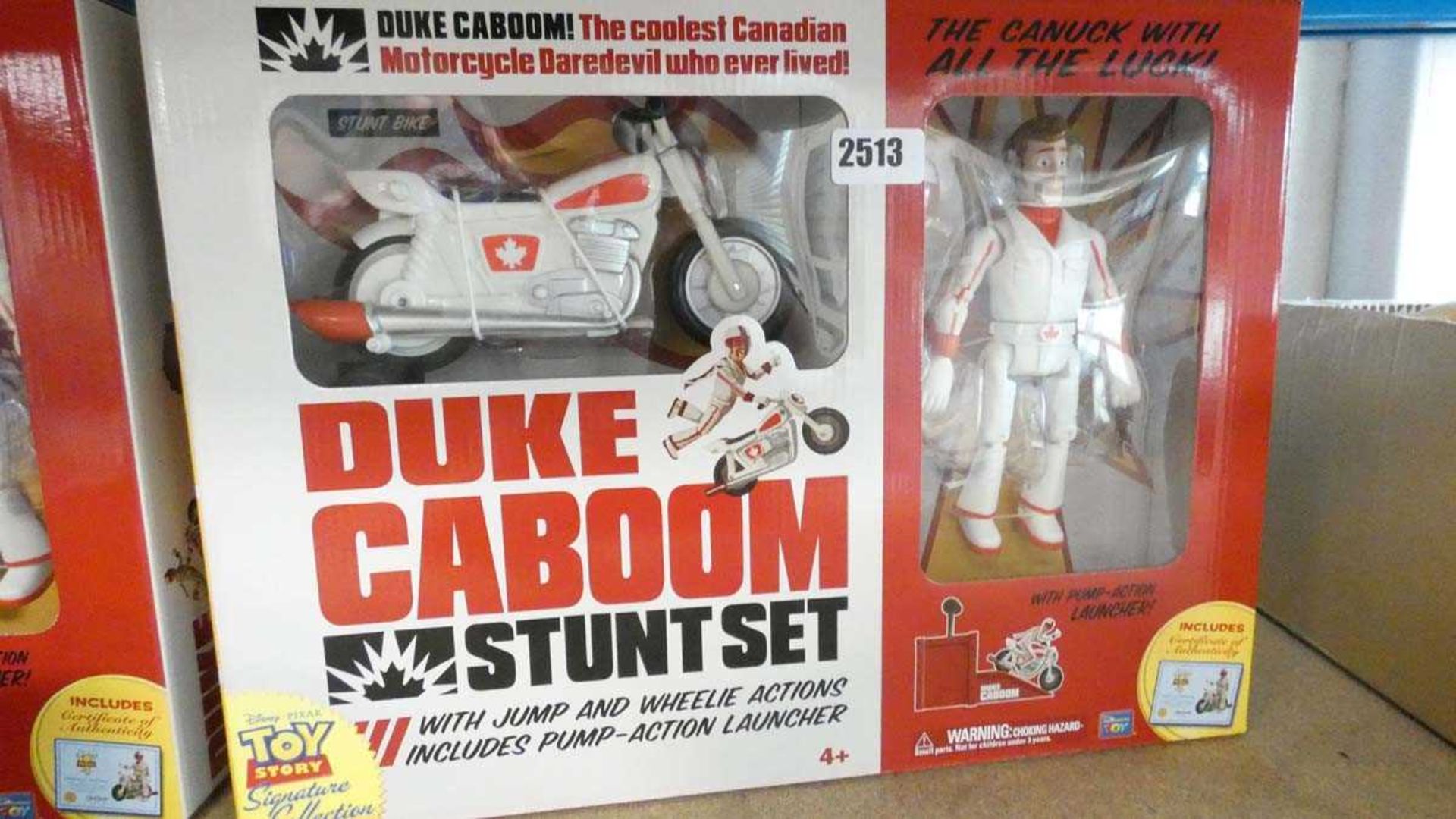 Duke Caboom Toy Story 4 figure in box