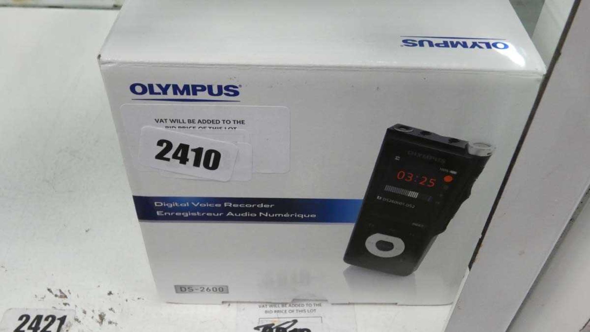 +VAT Olympus DS-2600 digital voice recorder