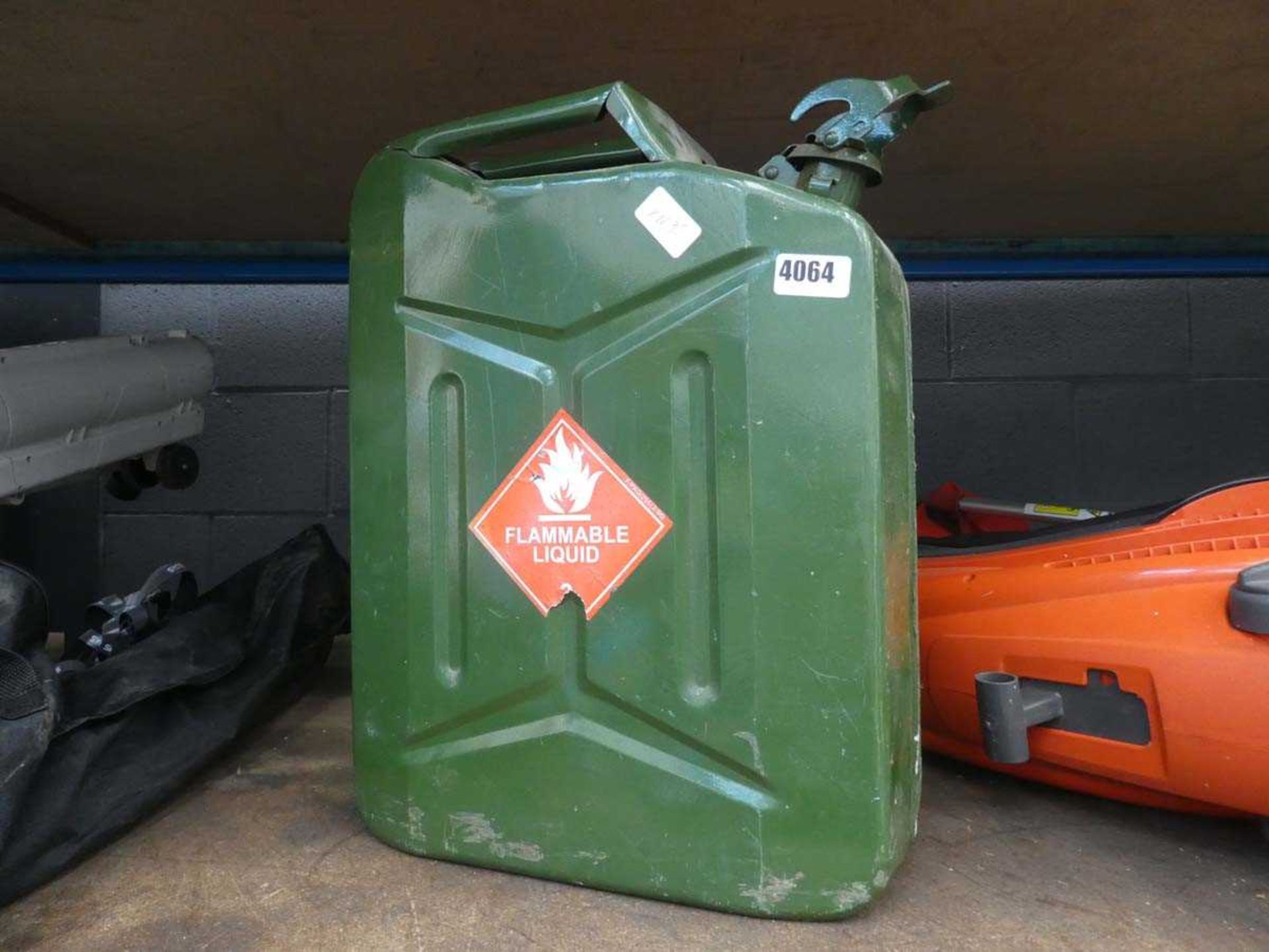 Green jerry can