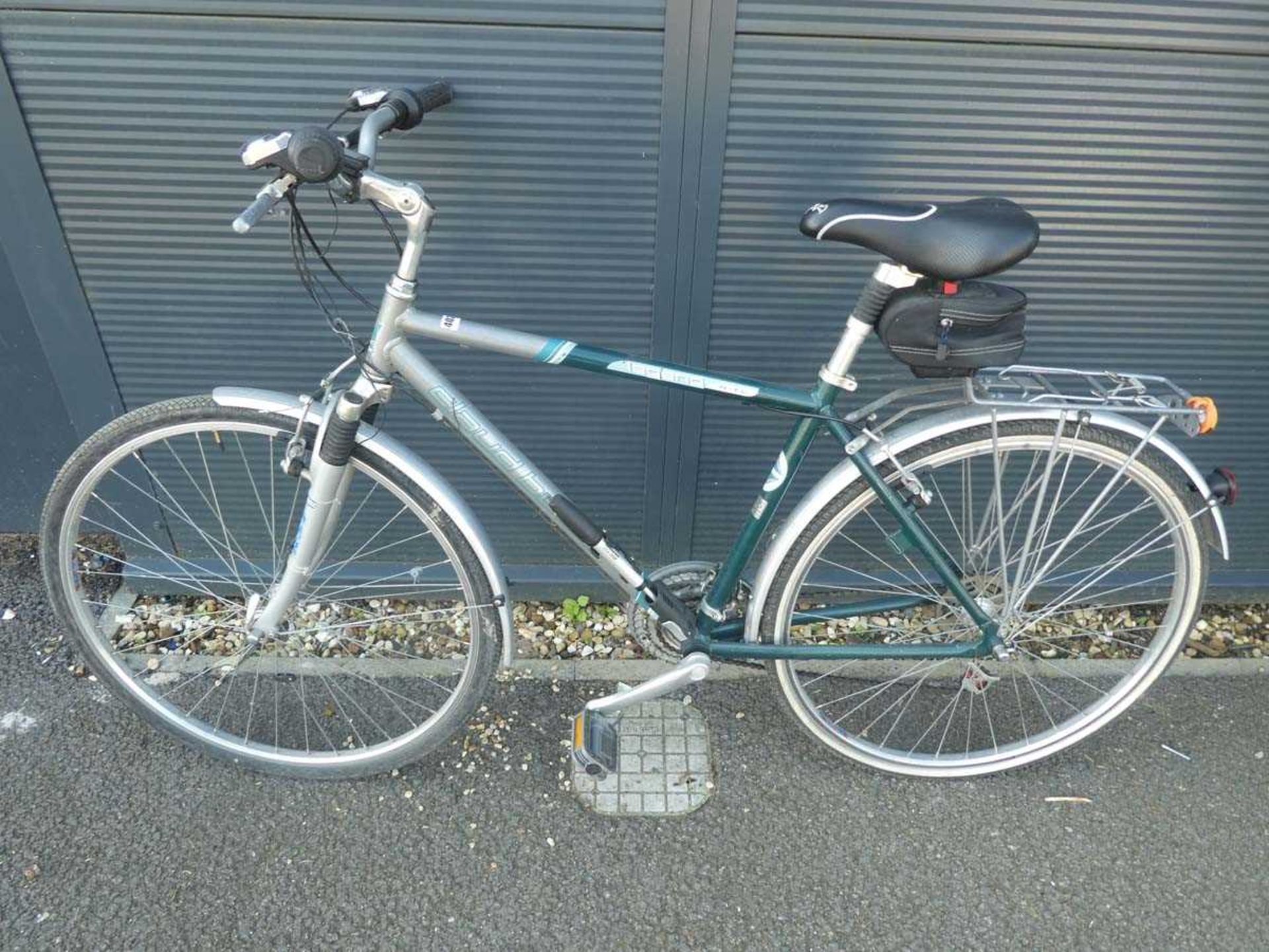Claude Butler green and silver gents bike