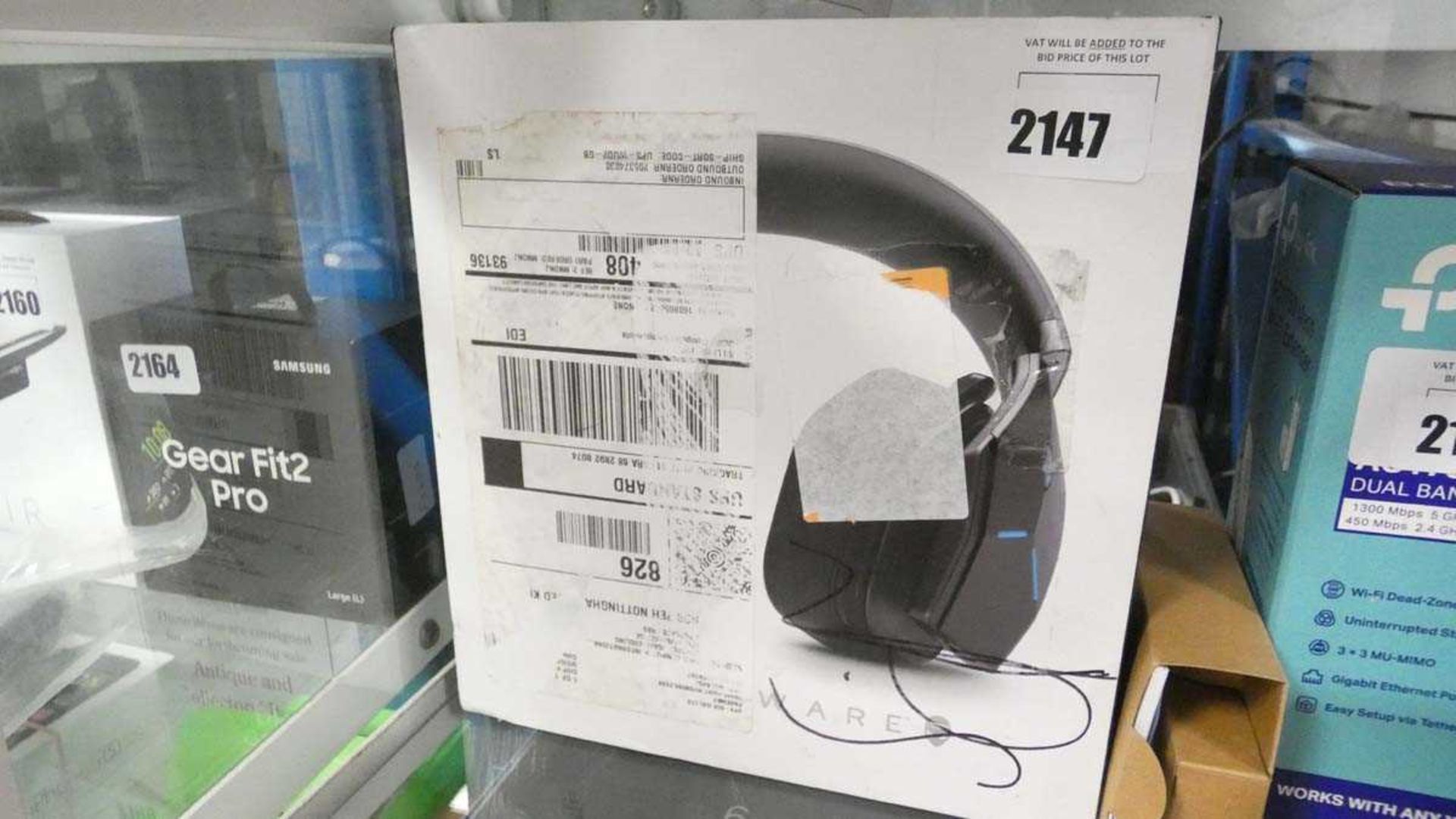 +VAT Gaming headset in box, missing accessories