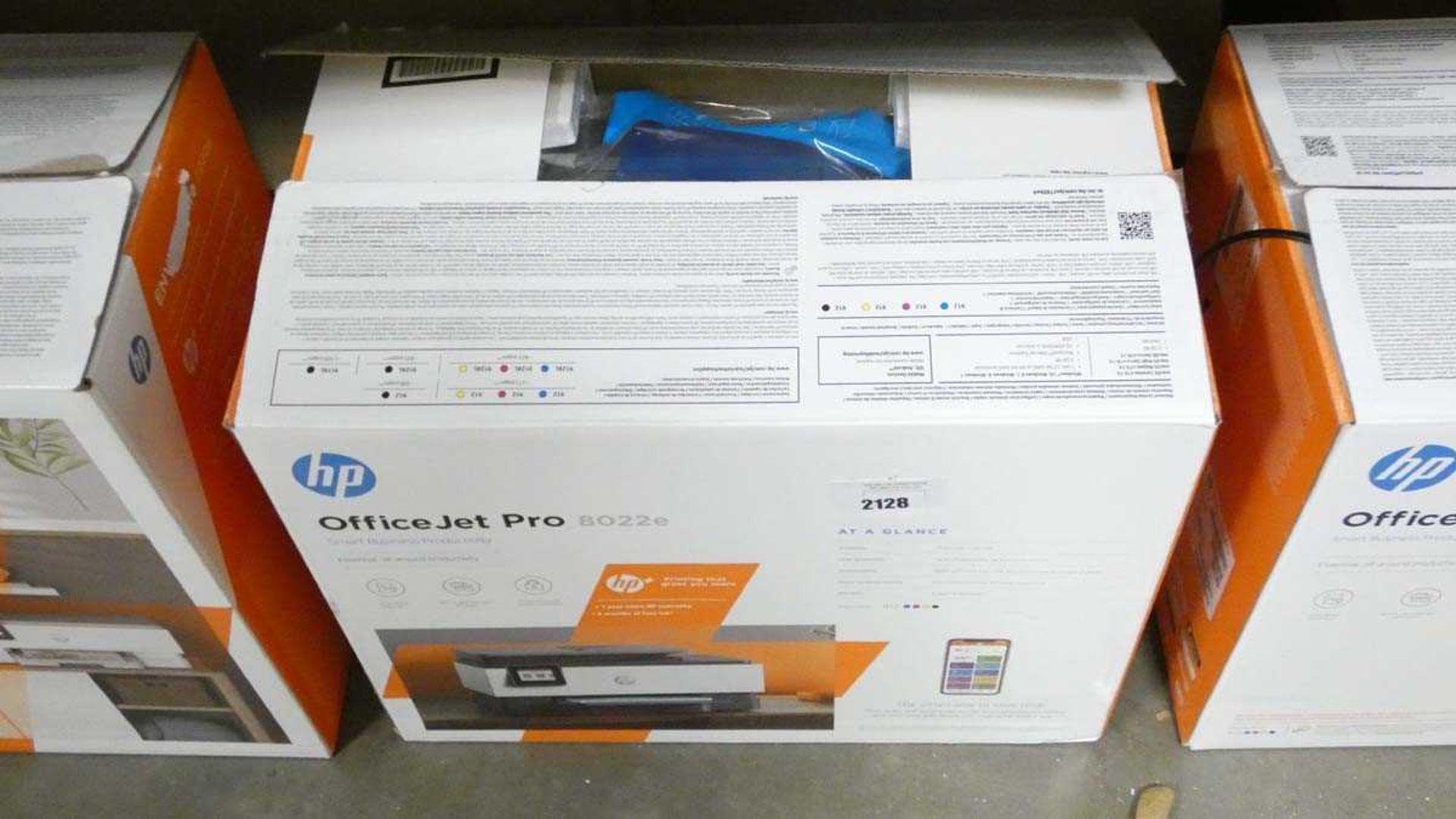 +VAT HP Office Jet Pro 8022E printer in box