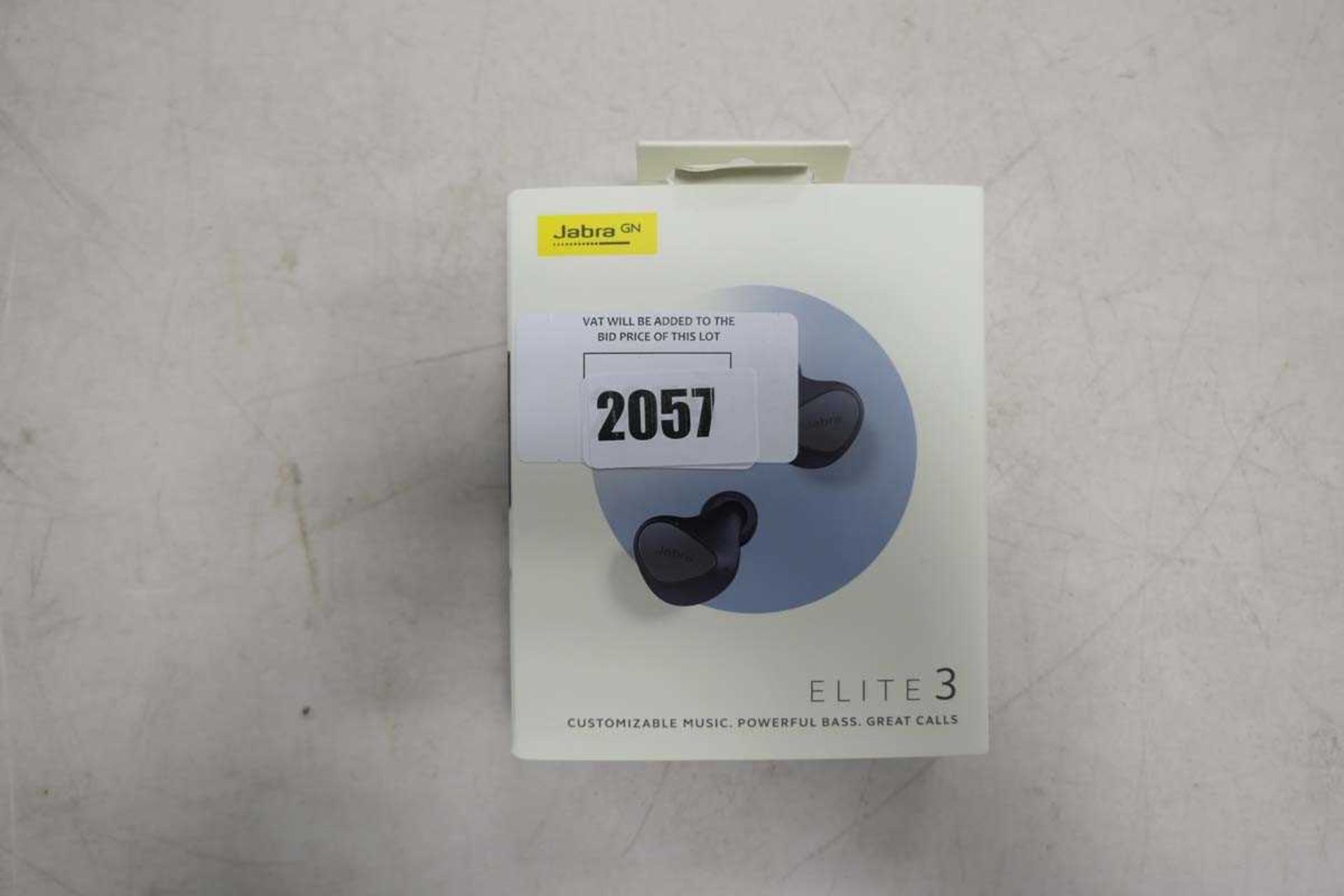 +VAT Jabbra Elite 3 wireless earbuds with box