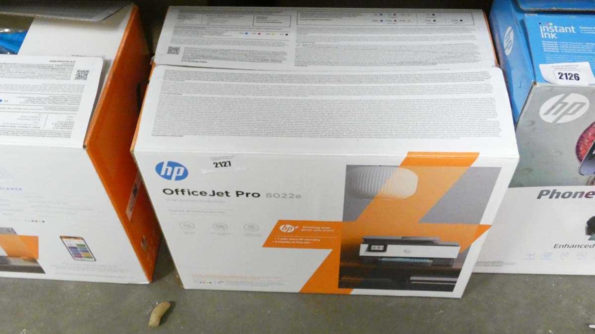 +VAT HP Office Jet Pro 8022E printer in box