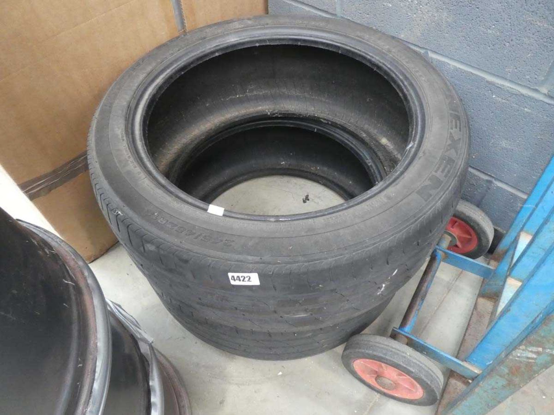 2 x 245-45-18" tyres