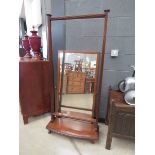 Edwardian cheval mirror