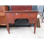 Georgian desk with drawers under and slides to the side