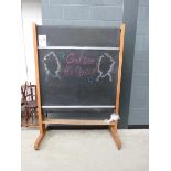 School adjustable chalk board