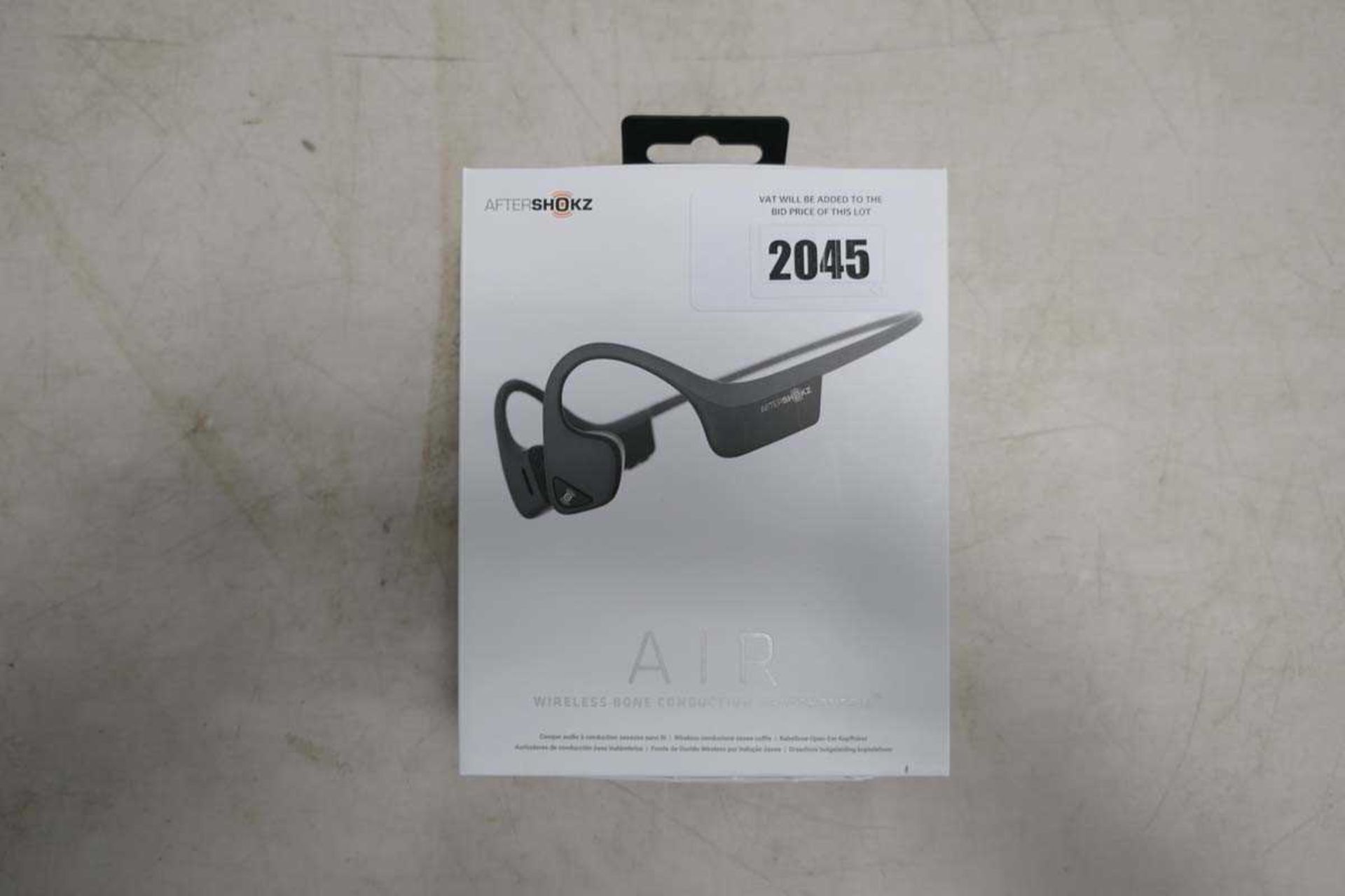 +VAT Aftershokz Air bone conduction headset in box