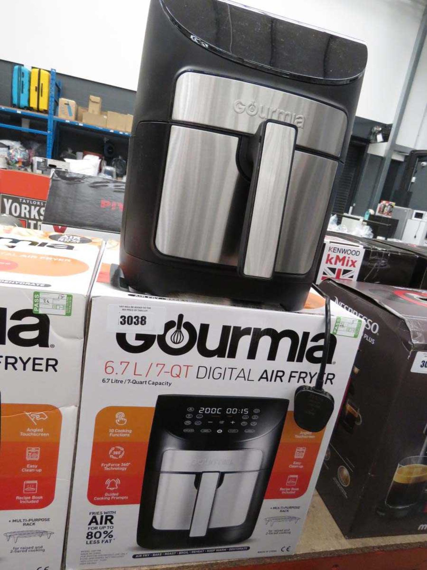 +VAT Gourmia 6.7L digital air fryer