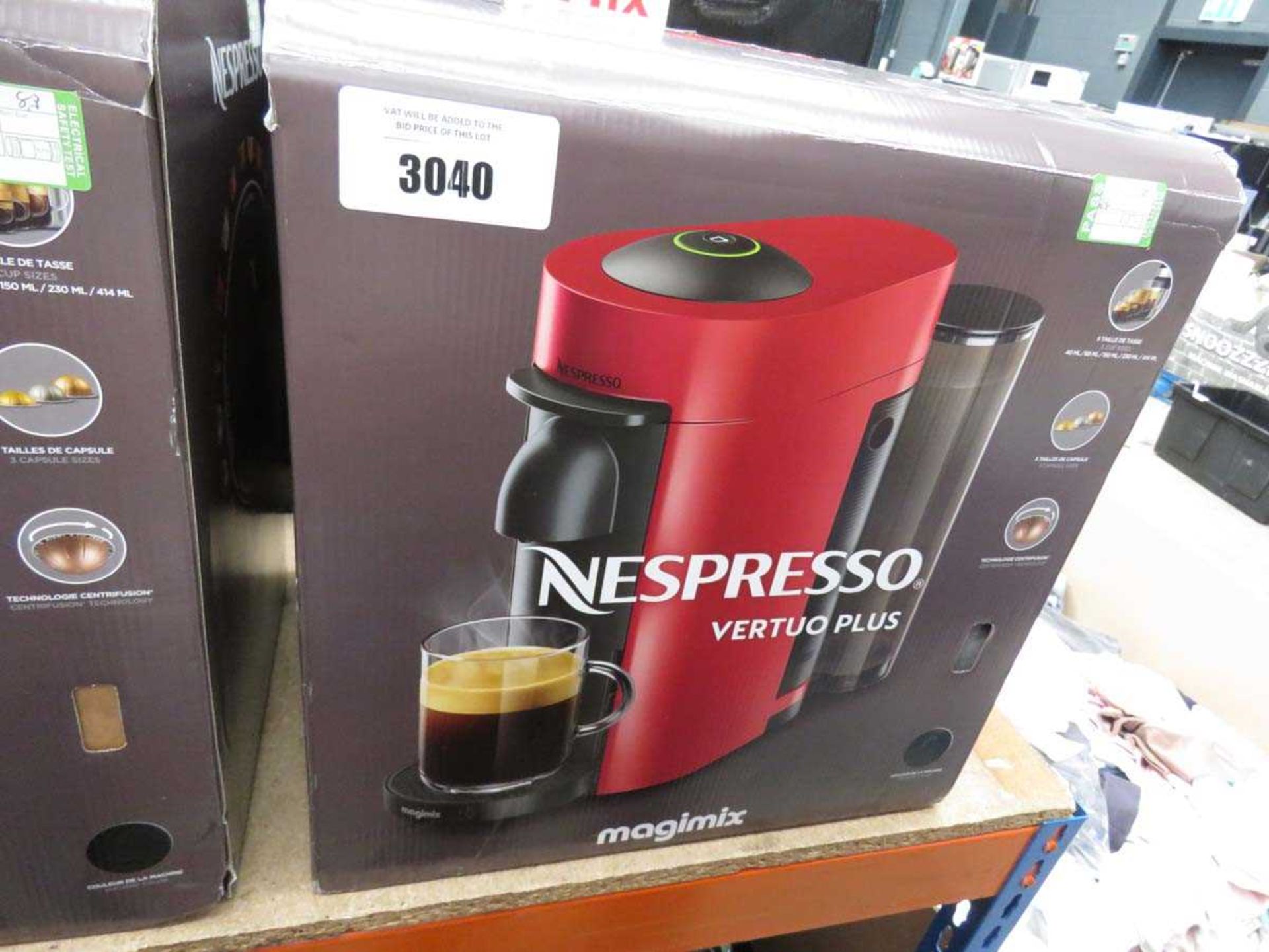 +VAT Nespresso Virtuo Plus coffee machine