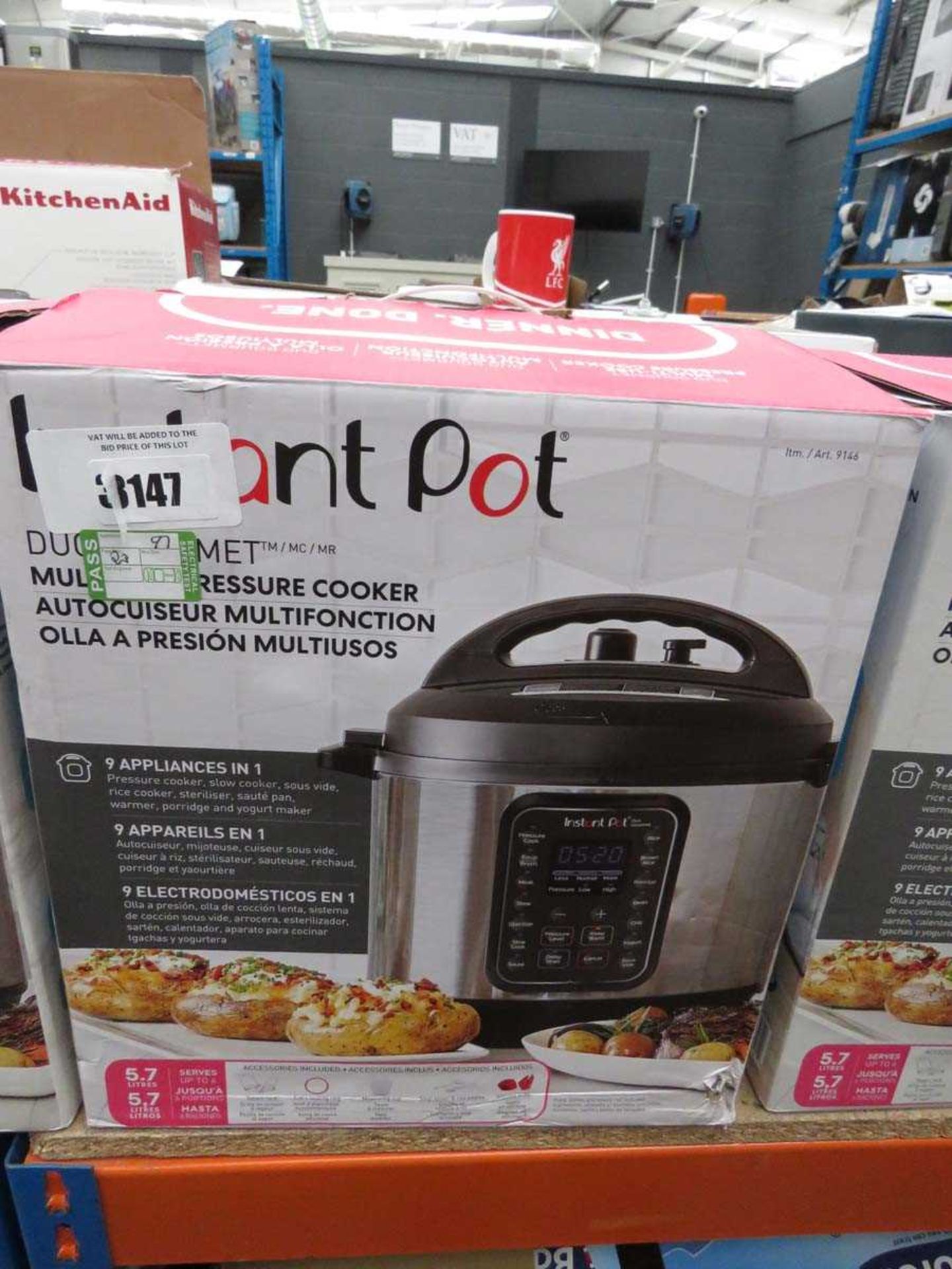 +VAT Instant Pot multi use pressure cooker
