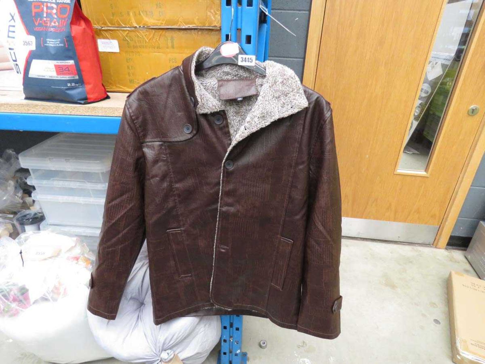 Brown jacket size 5XL