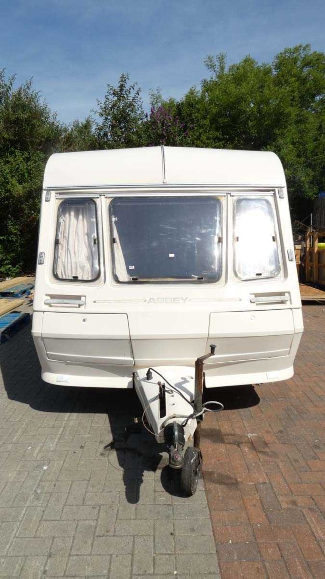 Abbey GTS215 2-berth caravan with locks and various other accessories