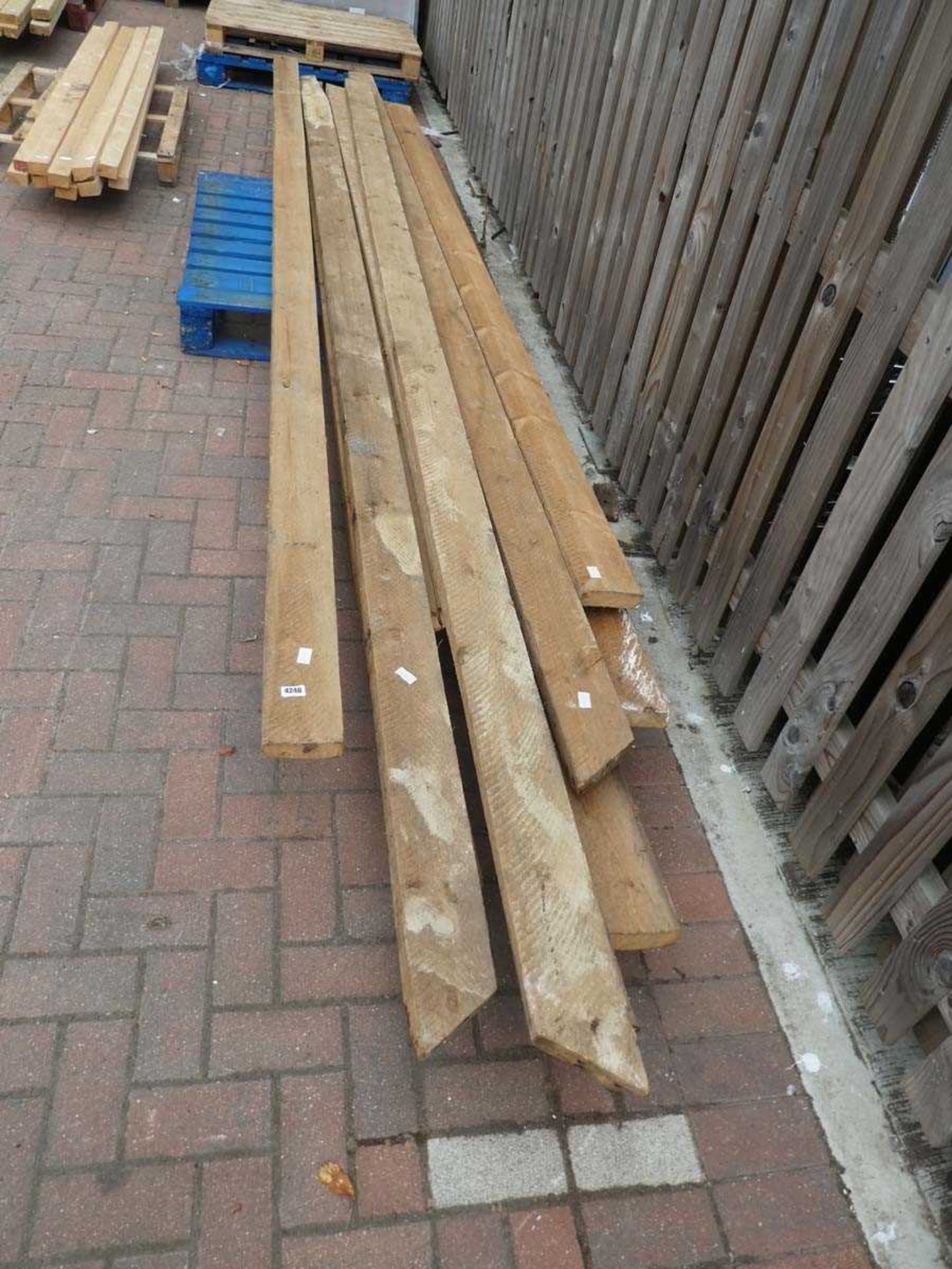 10x large lengths of timber